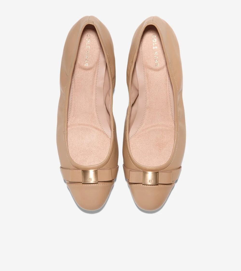 Cole Haan Women's Go-To Tova Bow Ballet Flats - 10